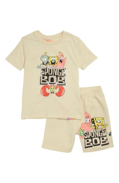 Freeze Kids' Spongebob Graphic T-shirt & Shorts Set In Sand