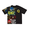 Freeze Little & Big Kid Boys Crew Neck Short Sleeve Oversized Sonic The Hedgehog Graphic T-shirt In Animal Print