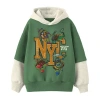 Freeze Little & Big Kid Boys Long Sleeve Teenage Mutant Ninja Turtles Fleece Hoodie In Green