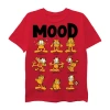 Freeze Little Boys Crew Neck Short Sleeve Regular Fit Garfield Graphic T-shirt In Red