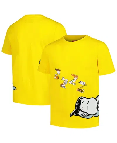 Freeze Max Big Boys And Girls Yellow Peanuts Snoopy Sleep T-shirt