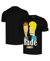 Freeze Max Men's And Women's Black Beavis And Butt-head Rude T-shirt In Black
