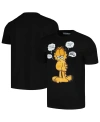Freeze Max Men's And Women's  Black Garfield Ask Me If I Care T-shirt In Black