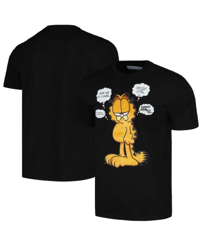 Freeze Max Men's And Women's  Black Garfield Ask Me If I Care T-shirt