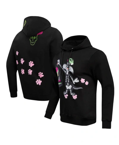 Freeze Max Men's And Women's  Black Looney Tunes Sylvester & Tweety Skeleton Pullover Hoodie