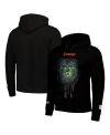 Freeze Max Men's And Women's  Black Looney Tunes Taz Savage Horror Pullover Hoodie In Black