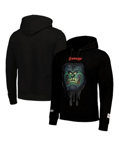 Freeze Max Men's And Women's  Black Looney Tunes Taz Savage Horror Pullover Hoodie