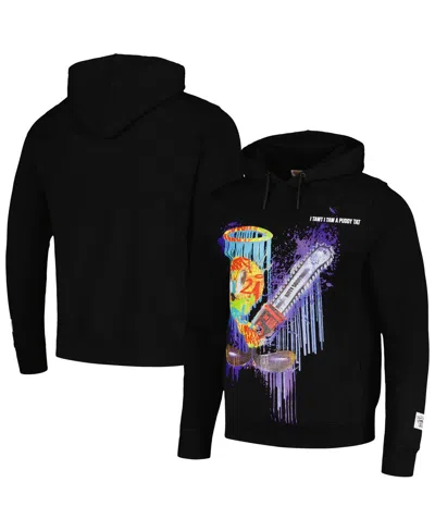 Freeze Max Men's And Women's  Black Looney Tunes Tweety Bird Splatter Horror Pullover Hoodie