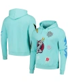 Freeze Max Men's And Women's  Bugs Bunny Mint Looney Tunes Neon Scream Pullover Hoodie In Mint