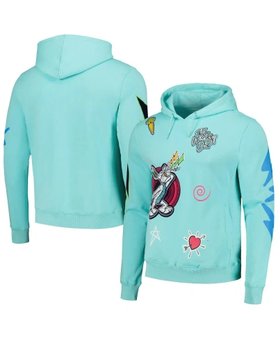 Freeze Max Men's And Women's  Bugs Bunny Mint Looney Tunes Neon Scream Pullover Hoodie