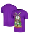 FREEZE MAX MEN'S AND WOMEN'S FREEZE MAX BUGS BUNNY PURPLE LOONEY TUNES 3-EYED BUGS T-SHIRT