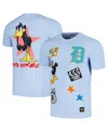 Freeze Max Men's And Women's  Daffy Duck Light Blue Looney Tunes You're Despicable T-shirt In Light Blue