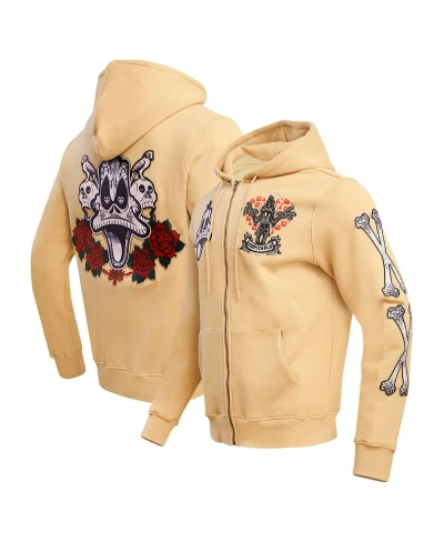 Freeze Max Men's And Women's  Daffy Duckâ Tan Looney Tunes Despicable Full-zip Hoodie