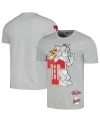 Freeze Max Men's And Women's  Heather Gray Tom And Jerry University T-shirt In Heather Gray