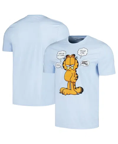 Freeze Max Men's And Women's  Light Blue Garfield Ask Me If I Care T-shirt
