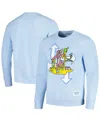 Freeze Max Men's And Women's  Light Blue Looney Tunes Arrow Willie Pullover Sweatshirt In Light Blue