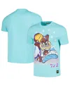 Freeze Max Men's And Women's  Mint Looney Tunes Taz Tearin' Up The Mountain T-shirt In Mint