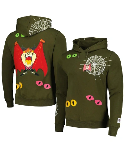 Freeze Max Men's And Women's  Olive Looney Tunes Taz Dracula Horror Pullover Hoodie
