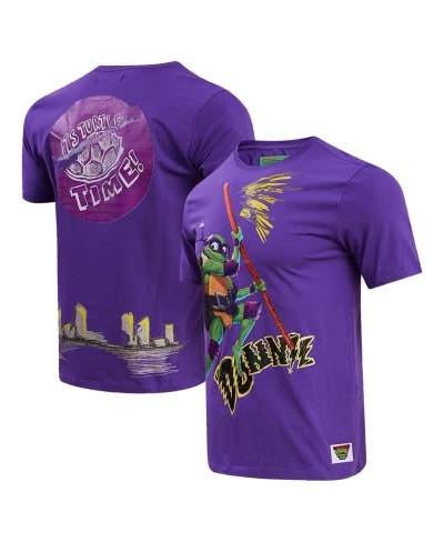Freeze Max Men's And Women's  Purple Teenage Mutant Ninja Turtles Donnie Defender Graphic T-shirt