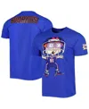 Freeze Max Men's And Women's  Royal Rugrats Wide Open Football T-shirt In Royal