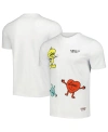 Freeze Max Men's And Women's  White Looney Tunes Positive Energy T-shirt In White