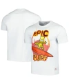 Freeze Max Men's And Women's  White The Simpsons T-shirt In White
