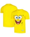 Freeze Max Men's And Women's  Yellow Spongebob Squarepants Face Off T-shirt In Yellow