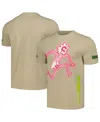 Freeze Max Men's And Women's Khaki Rick And Morty Electric Shock Rick T-shirt In Khaki