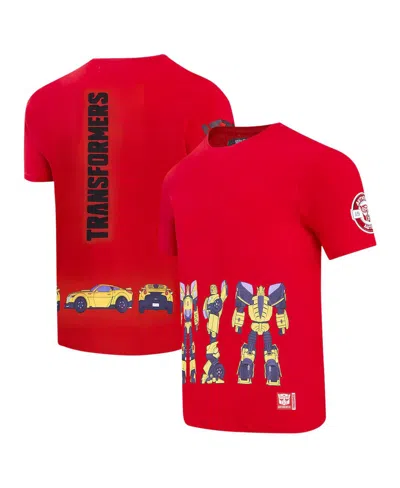 Freeze Max Men's And Women's Red Transformers Bumblebee T-shirt