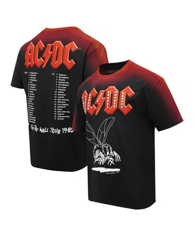 Freeze Max Men's Black Ac/dc Fly On The Wall Tour Loose T-shirt