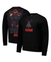 Freeze Max Men's Black Batman Comics Signal Pullover Sweatshirt In Black