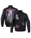Freeze Max Men's Black Batman The Clown Prince Of Crime Full-zip Varsity Jacket In Black
