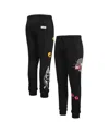 Freeze Max Men's Black Looney Tunes Taz Dracula Jogger Pants In Black