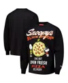 Freeze Max Men's Black Peanuts Drop Shoulder Long Sleeve T-shirt In Black
