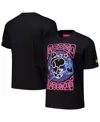 Freeze Max Men's Black Peanuts Snoopy Rodeo Loose Fit T-shirt In Black