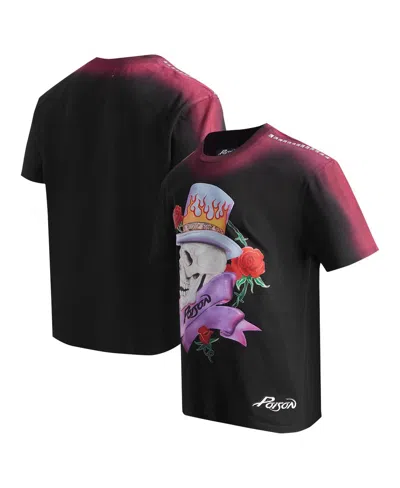 Freeze Max Men's Poison Love On The Rocks Loose T-shirt In Black