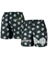 Freeze Max Men's Black Rick And Morty '90s Rave Rickvival Allover Print Shorts In Black
