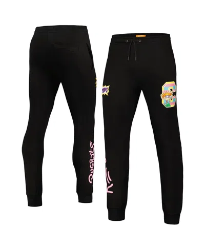 Freeze Max Men's Black Rugrats Fleece Jogger Pants