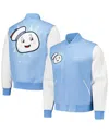 Freeze Max Men's Blue Ghostbusters Stay Puft Full-zip Varsity Jacket In Blue