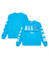 Freeze Max Men's Blue Looney Tunes Kickball Team Pullover Sweatshirt In Blue