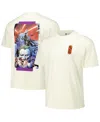 Freeze Max Men's Cream Batman Comics The Joker Loose Fit T-shirt In Neutral