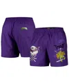 Freeze Max Men's Donatello Purple Teenage Mutant Ninja Turtles Turtle Power Shorts In Purple