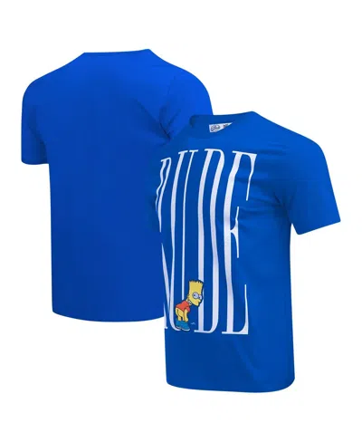 Freeze Max Men's  Bart Simpson Royal The Simpsons Eat My Shorts T-shirt
