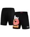 Freeze Max Men's  Black Peanuts Snoopy Donuts Shorts In Black
