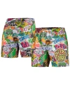 FREEZE MAX MEN'S FREEZE MAX BLUE TEENAGE MUTANT NINJA TURTLES TEAM TURTLES WOVEN SHORTS