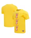 Freeze Max Men's  Bugs Bunny Yellow Looney Tunes Acid Colors T-shirt In Yellow
