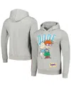 Freeze Max Men's  Heather Gray Rugrats Graphic Pullover Hoodie In Heather Gray