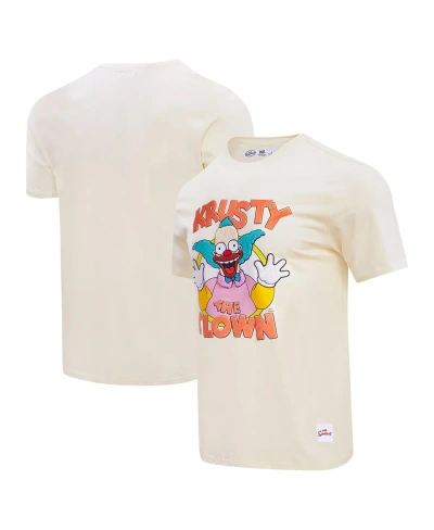 Freeze Max Men's  Natural The Simpsons Krusty The Clown T-shirt