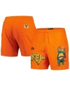 Freeze Max Men's  Orange Teenage Mutant Ninja Turtles Mikey Defender Woven Shorts In Orange