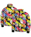 Freeze Max Men's  Pink Rugrats Raglan Full-zip Puffer Jacket In Pink